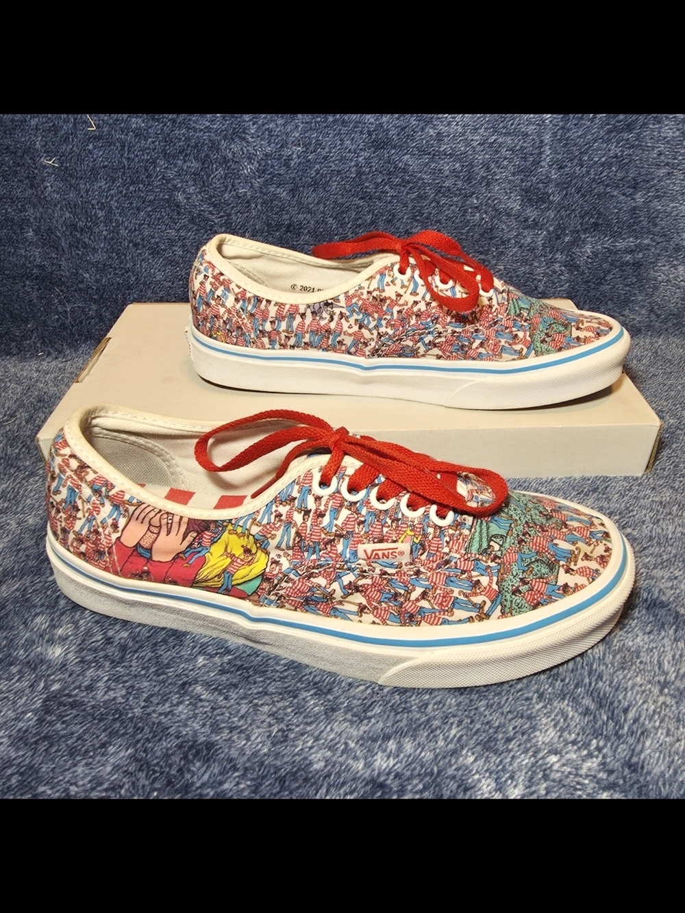 Where's Waldo? x Vans Authentic 'Land of Waldos' sneakers